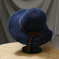 Sombrero De Playa Para Mujer Verano Protección UV Algodón Y Paja Tejida Amplio Para Aventuras Al Aire Libre Y Costeras - details 7