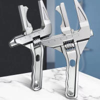 Llave De Mano Corta De Aleación De Aluminio Con Abertura Grande Multifuncional Para Baño Y Calentadores De Agua - details 0