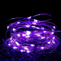 Luces De Hilo De Fairy LED Operadas Por Batería Impermeables Para Decoración De Bodas Y Dormitorios Luz De Hierro De Cobre Para Exteriores - details 14