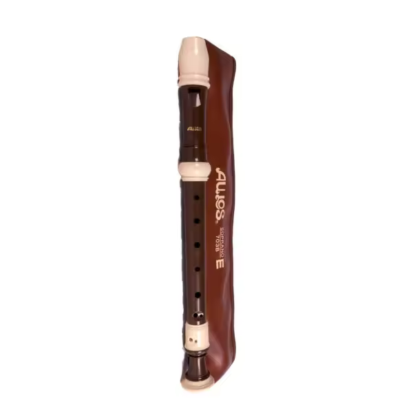 Flauta Dulce Soprano Digitación Barroca Aulos 703-B 3 Piezas - 1