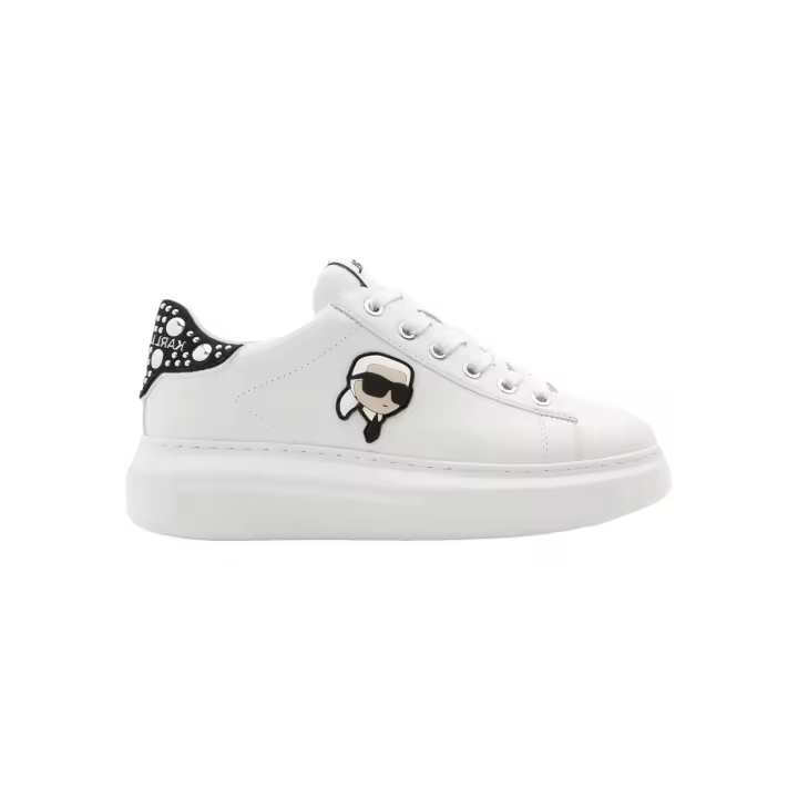Zapatillas Deportivas KARL LAGERFELD Ikon Kapri con Tachuelas en el Talón Color Blanco - 1