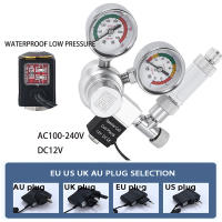 Válvula Reductora De Presión CO2 Para Acuario Con Doble Medidor Control De Presión Para Cilindro Válvula Solenoid Regulador De CO2 - details 8