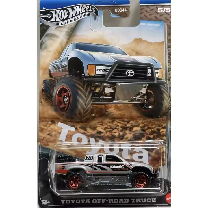 Hot Wheels Semi Premium Silver Series Toyota Series (2025) Toyota Off-Road Truck 5/5 - 1
