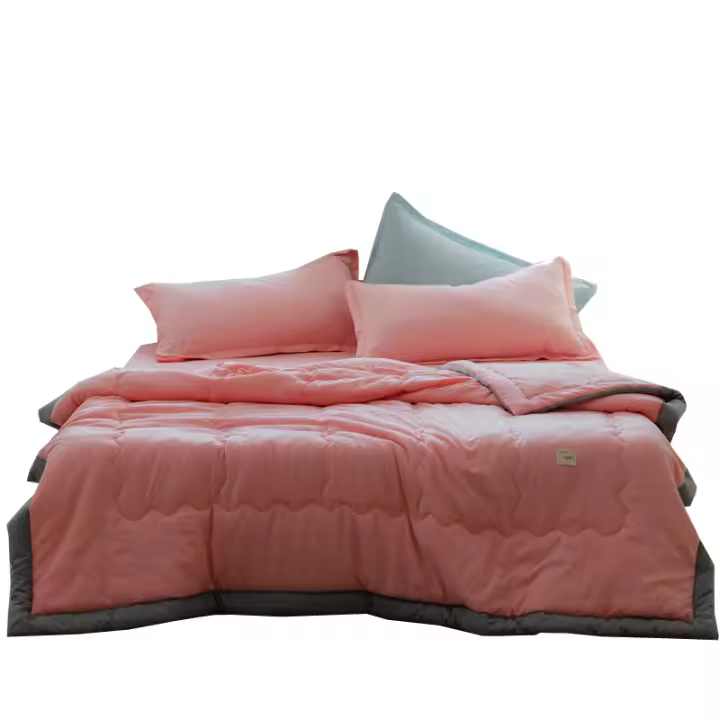 Edredón Sencillo De Estilo Hotelero En Color Sólido 100% Poliéster Relleno De Poliéster Lavable En Máquina Para Uso Doméstico Y Hotel - 1