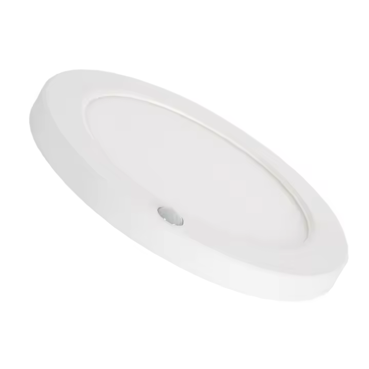 Ledkia Plafón LED 18W CCT Seleccionable Circular Slim Surface Sensor Movimiento Corte Ajustable Ø75-205 mm Blanco - 1