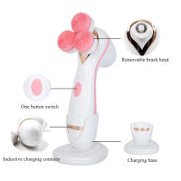 Nueva Cepillo De Limpieza Sonic Nu Face Rotativo Sistema De Spa Facial Galvanica Profundo Limpieza Y Eliminación De Quistes Negro USB Incluido Rejuvenecimiento De Piel Hidratación Tensado - details 16