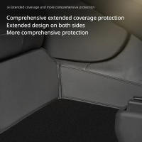 Alfombra Protectora De Asiento Trasero Para Tesla Model Y Model 3 Highland Cuero Completo Alrededor De Asiento Anti- Suciedad Tapete De Patada Accesorios De Coche - details 2
