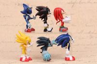 Set De 6 Figuras Miniatura Sonic Personajes De Peluche Shadow Y Cola Modelo De Juguetes Para Niños 5-7cm Regalo De Cumpleaños - details 12