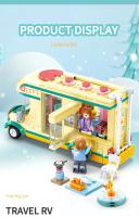 Bloques De Construcción Sluban Alps Ski Resort Con RV Y Casa De Agua Caliente Modelo Educativo DIY Para Niños Regalo De Cumpleaños - details 10