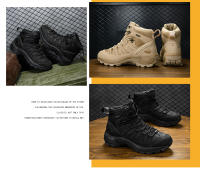 Botas Tácticas De Verano Transpirables Para Hombres Y Mujeres Zapatos De Senderismo Deportivos Ultraligeros Tamaño 36-46 Para Entrenamiento Y Exteriores - details 4