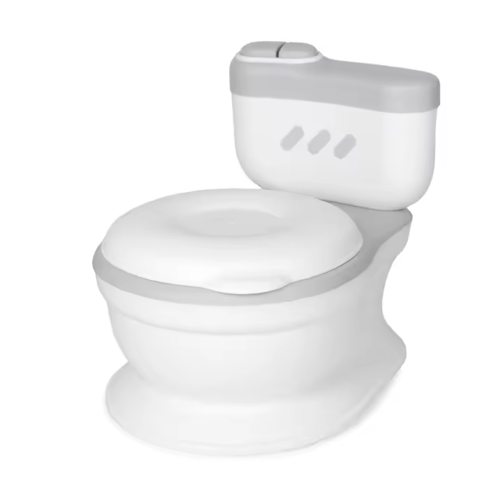 Toral Orinal Bebe 2 años Musical Acolchado. Inodoro portatil handy potty. Ayuda al aprendizaje de bebés y niños. Perfecto como orinal o baño. Con sonido incluido. +18m Modelo Poopy - 1