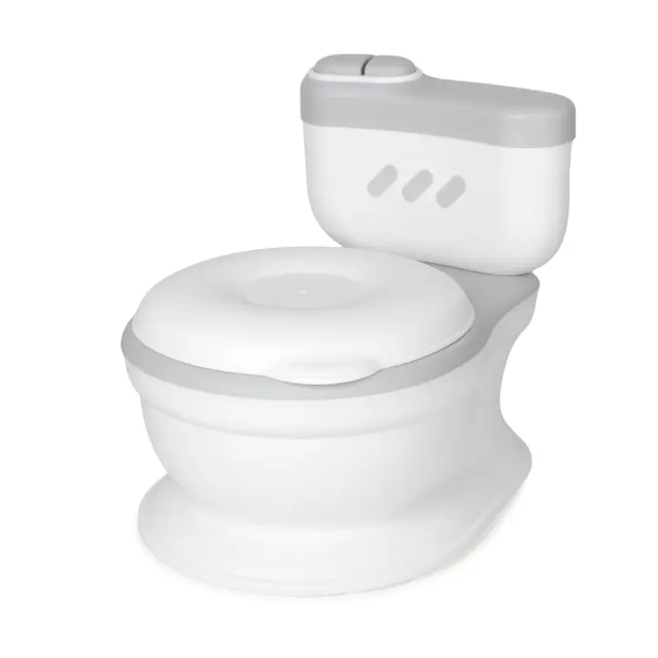 Toral Orinal Bebe 2 años Musical Acolchado. Inodoro portatil handy potty. Ayuda al aprendizaje de bebés y niños. Perfecto como orinal o baño. Con sonido incluido. +18m Modelo Poopy - 1
