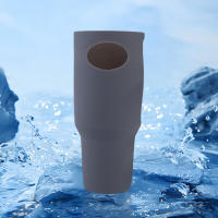 Protector De Tumbler De Silicona Antideslizante Para Stanley 40oz Funda Completa Antarrugas En Colores Rosa Gris Y Azul - details 4