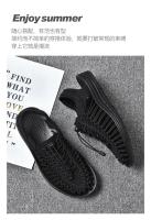 Sandalias Romanas de Cuero Genuino para Hombre - Varios Modelos y Tallas – Zapatos de Verano Casuales para Playa y Exterior, Cómodos y Transpirables - details 1