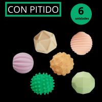 Juguete de Baño Pelotas Sensoriales de Mano para Bebé | Bolas Sensoriales para Bebés Juguetes Bebe 6 Meses a 1 año Multi Textura. Pelota Educativa Infantil Juguete de Baño Suave con Sonido. essential by natural bio pharma - details 0