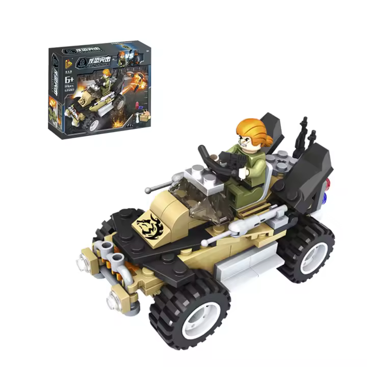 DAM. Quad militar, 130 piezas 12x7x7cm. - 1