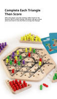 Juego De Ajedrez Geométrico Con Cadena Juguete De Entrenamiento Para La Interacción Familiar Y El Pensamiento Juguetes De Regalo Para Despacho - details 4