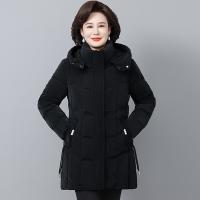 Abrigo De Invierno Para Mujer Con Capucha Acolchado Y Bolsillos Cremallera Cierre De Cremallera Material De Algodón Y Poliéster Estilo Casual - details 11