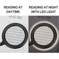 Luz LED lupa, abrazadera lupa con 6 ajustes de luz ajustables QD - details 2