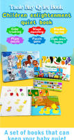 Juego Educativo Montessori Para Bebés Libro Ocupado Con Pegatinas Tablero Ocupado Juegos De Alineación Temprana De Aprendizaje Educativo Para Niños Pequeños - details 0