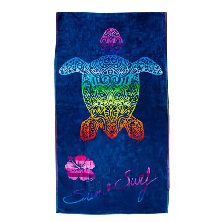 SUN & SURF Toalla de Playa Jacquard Grande 90x170 Ultra Suave Terciopelo Algodón 100% - Alta Calidad y Colores PREMIUM - 1