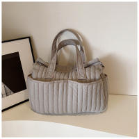 Bolso Maternidad Grande Organizador De Pañales Portátil Para Carricoche Bolsa De Viaje Con Mochila Estilo Tote Bag Cierre De Cremallera Material Principal Diverso - details 9