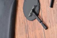 Cuchilla De Afeitar De Seguridad Para Hombres YAQI Con Mango De Aluminio Negro Y Cromado Ligero Excalibur Doble Faja Para Rostro - details 3