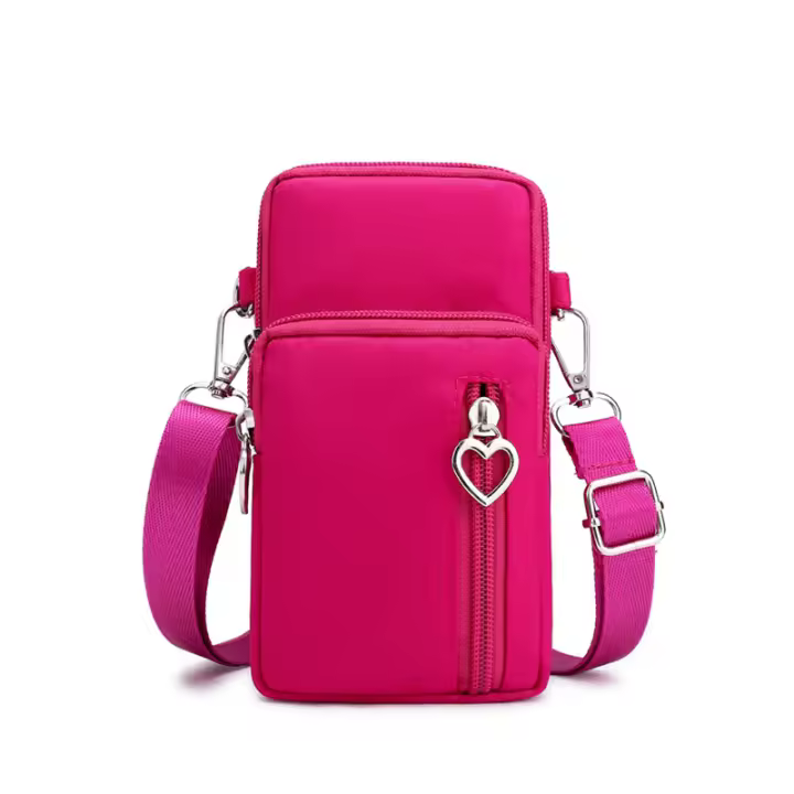 Bolsos pequeños de alta calidad para mujeres multifuncional impermeable nylon teléfono móvil hombro bolsa deporte mensajero bolsa - 1