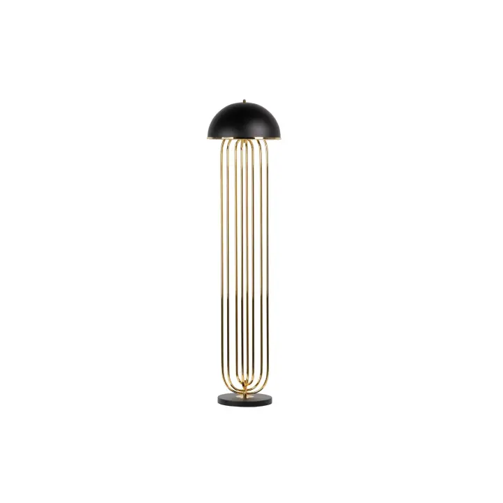 Adda Home - Lámpara de Pie Metal y Mármol Launceston 40x40x170 Cm - Diseño Moderno y Funcionalidad - 1