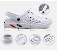 Zapatos De Verano Para Hombre Sandalias Transpirables Con Agujeros Clogs Moda Playa Pantuflas De Talla Grande 47 Zapatos - details 6