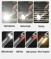 Linterna LED Recargable Super Brillante Con Banco De Energía Y Imán Para Camping Al Aire Libre Y Emergencias - details 5
