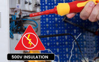 Juego De Destornilladores Interchangeables VDE Aislados Con Estuche Magnético 500V Para Electricistas Uso Doméstico Y Profesional 10 Piezas - details 5