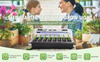 Juego De 2 Bandejas Para Germinación De Semillas Con Kit De Inicio De Semillas 80 Células Y 4 Luces De Crecimiento LED Con Temporizador Inteligente - details 0