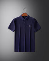 Camisa Polo De Verano 2024 Para Hombre De Marca Lujo Con Bordado Exquisito Estilo Negocios Casual Cuello Paul Breathable Top - details 10