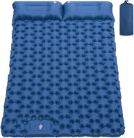 Colchón Inflable Doble Con Almohada Integrada Para Acampar Matrícula De Viaje Y Senderismo Almohadilla De Descanso Para Exteriores - details 1