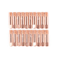 Juego De Tornillos De Soldadura MIG/MAG 20/40/80PCS Tamaño De Toma De Gas 0.8mm/1mm/1.2mm Soporte De Conector Difusor De Gas Para Soldadura De Metal - details 0