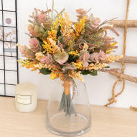 Flores De Lavanda Artificiales Nórdicas Lindas Para Decoración De Casamiento Y Hogar Alta Calidad Falso Plantón Para Mesa De Otoño - details 3