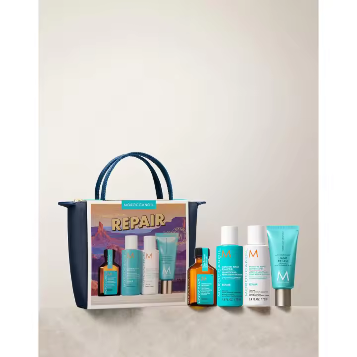 Kit Hidratante y Reparador tamaño viaje edición limitada Moroccanoil - 1