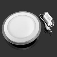 Lámpara De Techo Recubierta De Vidrio LED Redonda 6W 9W 12W 18W 24W Luz De Punto Interior AC110V 220V Aluminio Panel LED Integrado - details 2
