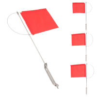Bandera De Viento Para Barco Y Yate Con Pala De Acero Inoxidable Resistente Al Rusticidad Color Rojo Indicador De Viento Para Remolques De Vela - details 5