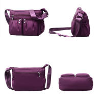 Bolso cruzado de nailon para mujer, bandolera de gran capacidad con múltiples bolsillos, para ir de compras, de viaje, de ocio - details 25