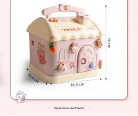 Caja De Ahorro Para Niños En Forma De Casa Capacidad Grande Plástico Creativo Dibujos Animados Caja De Dinero Pequeña Para Niños - details 18