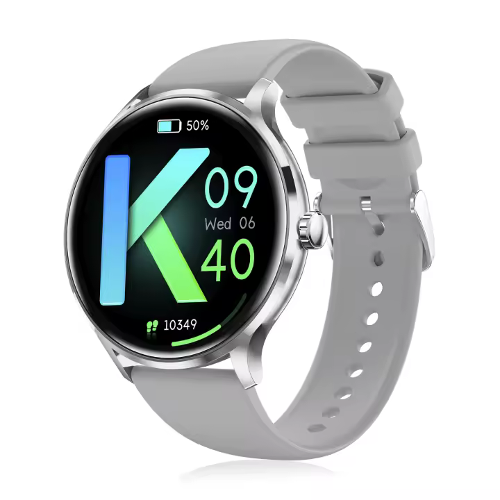 DAM. Smartwatch QS80 con llamadas BT, notificaciones push. Monitor deportivo y de salud, termómetro. 4,4x1,1x3,7cm - 1