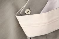 Conjunto De Dos Piezas Para Mujer TELLHONEY Moda V-Neck Cierre Frontal Zipper Pantalones De Pierna Ancha Contraste Casual Polyester Primavera/Verano - details 16