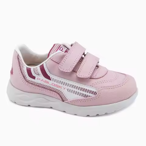 Pablosky zapatillas deportivas niña,piso ultraligero de gran resistencia y comodidad, para sentir los pies libres todo el día, planta de cuero extraíble. Utiliza horma fisiológica para el correcto desarrollo del pie. - 1