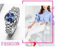 Reloj De Mujer LIGE Lujo Moda Cuarzo Acero Inoxidable Resistente Al Agua Con Calendario Pantalla Romana Reloj Casual Para Mujeres - details 2