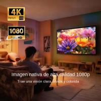 Proyector De Video HD LED 4K 1280x720P Android Portátil Para Cine En Casa Con Altavoz Integrado Y Control Remoto Proyector Mini Para Teléfonos Móviles - details 8