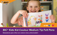 BIC Pack Coloreado y Manualidades - Set de 12 lápices de colores Evolution, 12 ceras Plastidecor , 12 rotuladores lavables Kid Couleur, 4 bolígrafos BIC Cristal de colores surtidos, 1 tijeras y 3 barras de pegamento - details 0
