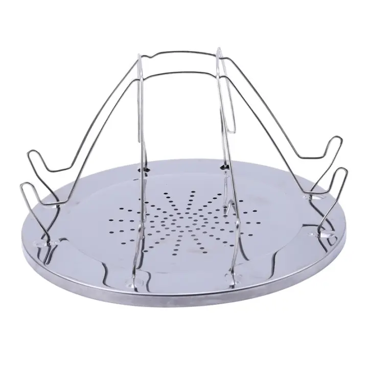 Toaster Rack Portátil De Acero Inoxidable Para Camping Y Exterior Multiusos Plegable Para Estufa Y Asador - 1