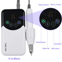 Máquina De Uñas Recargable Con Motor Sin Núcleo 35000RPM Para Manicura Y Pedicura De Gel De Acrílico Y Pulido Eléctrico De TFSCLOIN - details 3